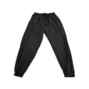 Abercrombie & Fitch Black Relaxed Fit Joggers M Elastic Waist Lightweight